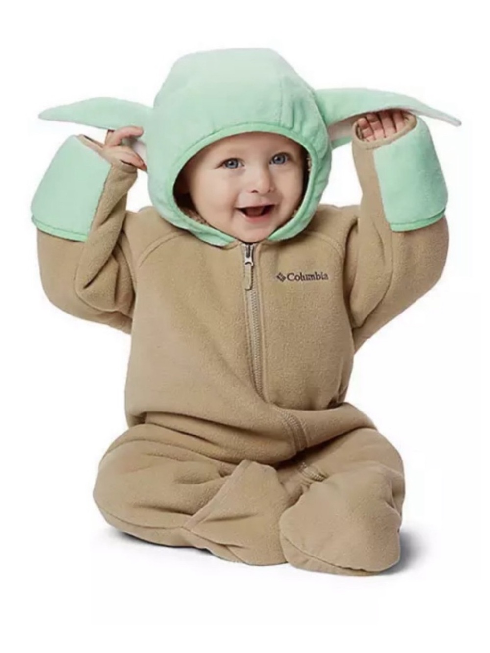 Columbia Grogu bunting 3-6 mo